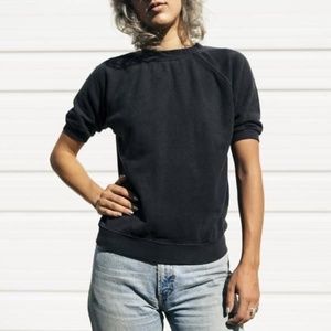 COPY - JUNGMAVEN SHORT SLEEVE RAGLAN SHERPA SWEATSHIRT